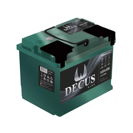 Decus 6CT-60VL (60 A/h, 630 A, R+) 242x175x190 мм