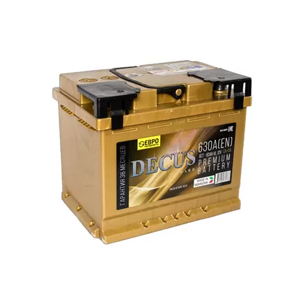 DECUS Золото 6CT-60VL (60 A/h, 630 A, R+) 242x175x190 мм