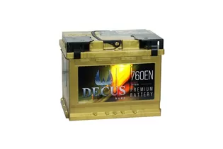 DECUS Золото 6CT-66VL (66 A/h, 700 A, R+) 242x175x190 мм
