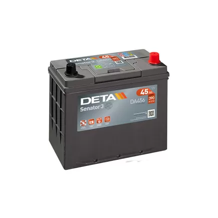Deta Senator3 DA456 45 A/h 390 A R+ 238x128x220 мм