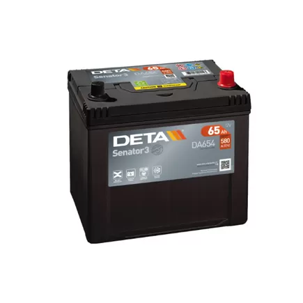Deta Senator3 DA654 65 A/h 580 A R+ 230x173x220 мм