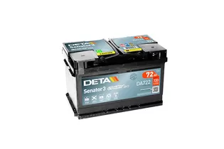 Deta Senator3 DA722 72 A/h 720 A R+ 278x175x175 мм