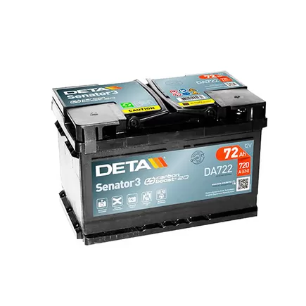 Deta Senator3 DA722 72 A/h 720 A R+ 278x175x175 мм