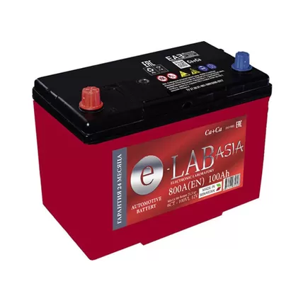 E-Lab Asia 6CT-100D31R 100 A/h 800 A L+ 310x175x200(220) мм