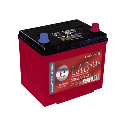 E-Lab Asia 6CT-65D23L 65 A/h 600 A R+ 230x175x200(220) мм
