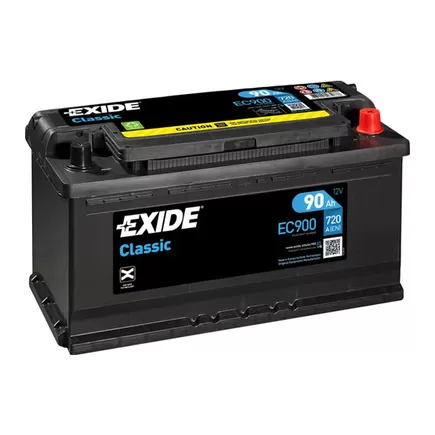 Exide Classic EC900 90 A/h 720 A R+ 353x175x190 мм