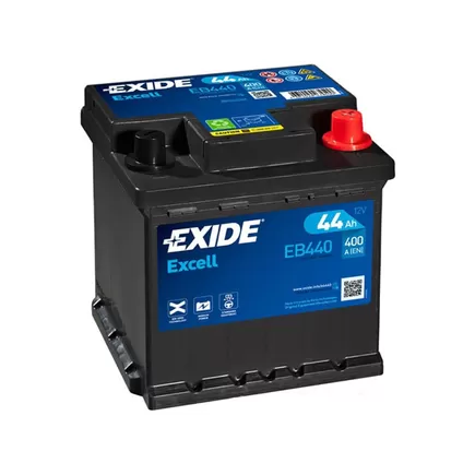 Exide Excell EB440 44 A/h 400 A R+ 175x175x190 мм