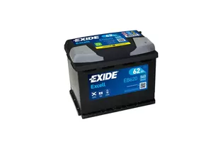 Exide Excell EB620 62 A/h 540A R+ 242x175x190 мм