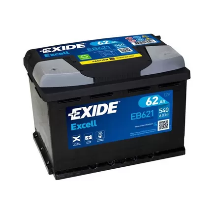 Exide Excell EB621 62 A/h 540A L+ 242x175x190 мм