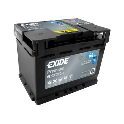 Exide Premium EA640 64 A/h 640 A R+ 242x175x190 мм