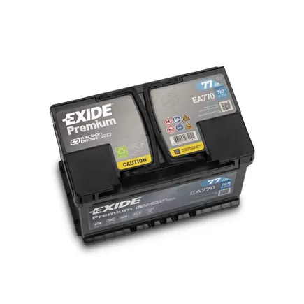 Exide Premium EA770 77 A/h 760 A R+ 278x175x190 мм