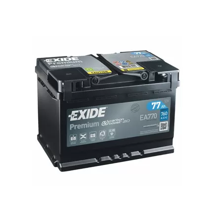 Exide Premium EA770 77 A/h 760 A R+ 278x175x190 мм