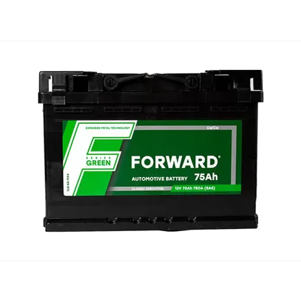 Forward Green 75 A/h 750 A R+ 278x175x190 мм