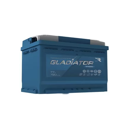 Gladiator Dynamic 77 R 77 A/h 720 A R+ 278x175x190 мм