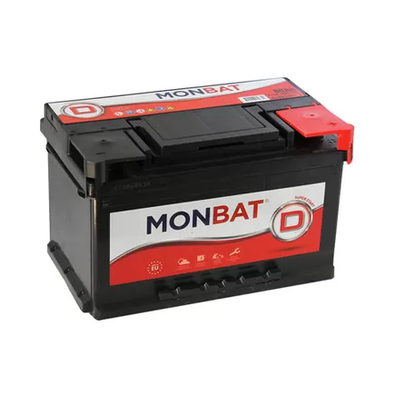 Monbat 80 A/h 770 А R+ (низкий) 278x175x175 мм