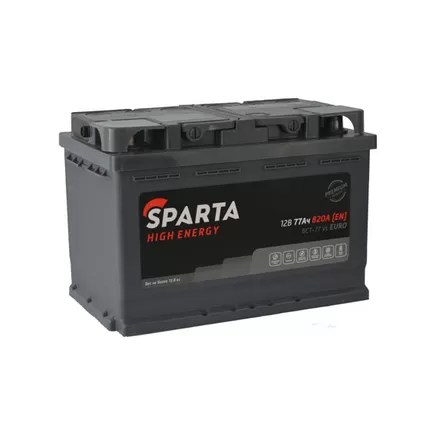 Sparta High Energy 77 A/h 820 A R+ 278x175x190 мм