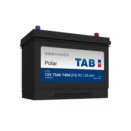 TAB Polar S Asia 75 A/h 740 А R+ 260x175x218 мм