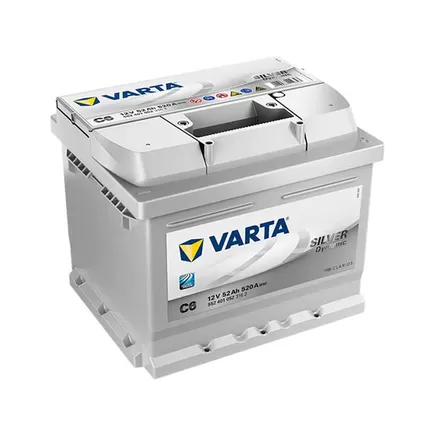 VARTA Silver Dynamic C6 52 А/h 520 А R+ 207x175x175 мм