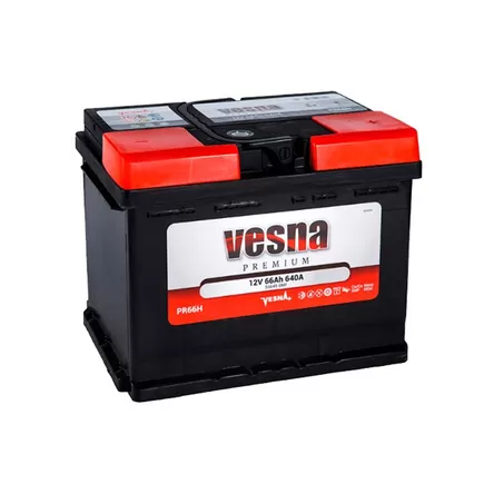 Vesna Premium 66 A/h 640 А R+ 242x175x190 мм