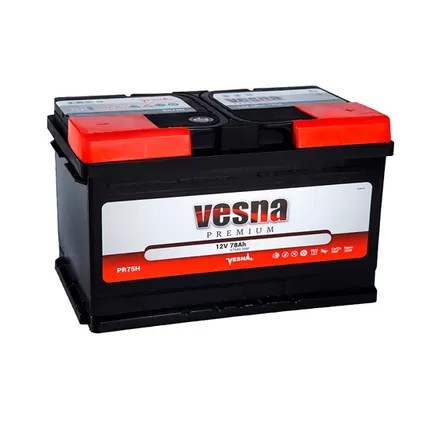Vesna Premium 78 A/h 750 А R+ 278x175x190 мм