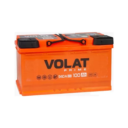 Volat Prime 100 A/h 940 А L+ 353x175x190 мм