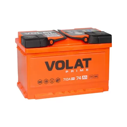 Volat Prime 74 A/h 710 A R+ 278x175x175 мм