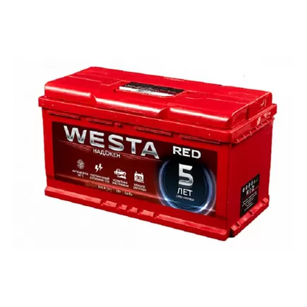 Westa Red 6CT-92 92 A/h 850 А R+ 354x175x190 мм