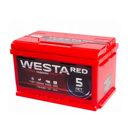 Westa Red 74 A/h 740 A R+ 276x175x190 мм