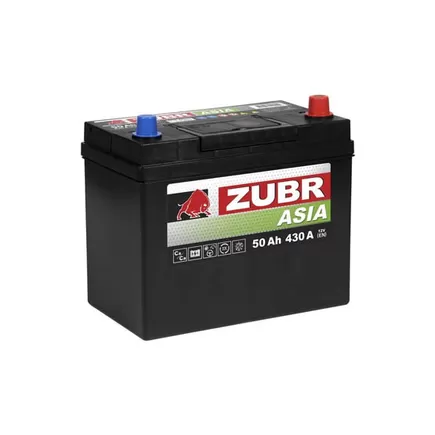 Zubr Asia Premium 50 A/h 430 A R+ 238x127x220 мм