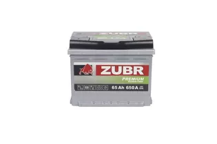 Zubr Premium 65 A/h 650 А R+ 242x175x175 мм