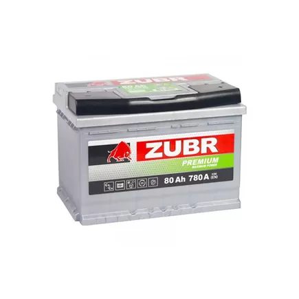 Zubr Premium 80 A/h 780 A R+ 278x175x190 мм
