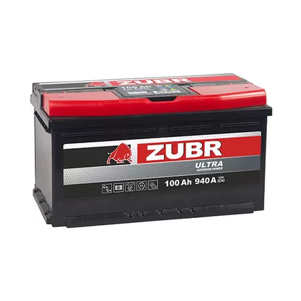 Zubr Ultra 100 A/h 940 А L+ 353x175x190 мм