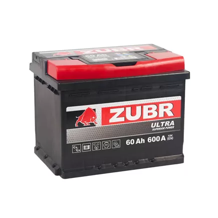 Zubr Ultra 60 A/h 600 А R+ 242x175x190 мм