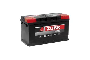 Zubr Ultra 80 A/h 740 А R+ 315x175x175 мм
