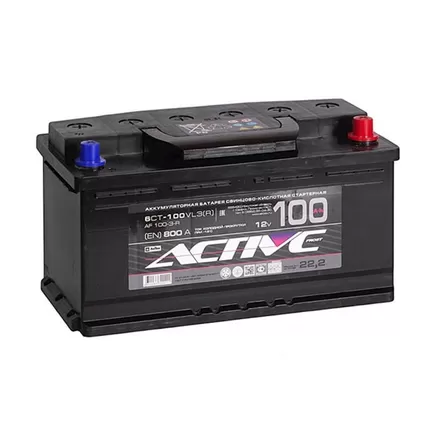 АkTex Active Frost 100 A/h 820 A L+ 353x175x190 мм