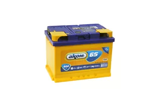 АКОМ 65 A/h 600 A R+ 6СТ-65 Евро 245x177x190 мм