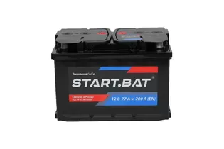 СтартБат 77 A/h 700 A R+ 6СТ-77е 277x175x190 мм