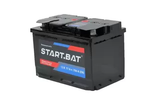 СтартБат 77 A/h 700 A R+ 6СТ-77е 277x175x190 мм