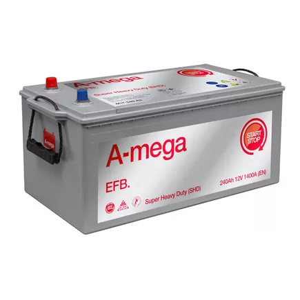 A-MEGA EFB SHD 240 A/h 1400 А L+ 518x275x223 мм