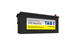 TAB Truck EFB StopGo 190 A/h 1100 А L+ 513x223x223 мм