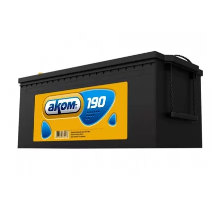 АКОМ Рус 190 A/h 1200 А R+ 6СТ-190 513x223x212 мм