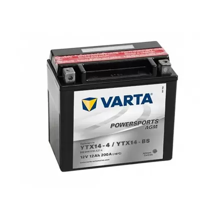Varta Powersport AGM 512 014 010 12 A/h 200 A R+ 152x88x147 мм