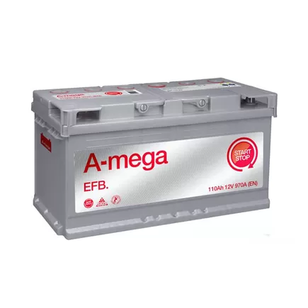 A-mega EFB 110 A/h 970 A R+ 354x175x190 мм