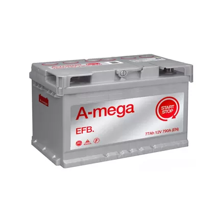 A-mega EFB 77 A/h 790 A R+ 278x175x190 мм