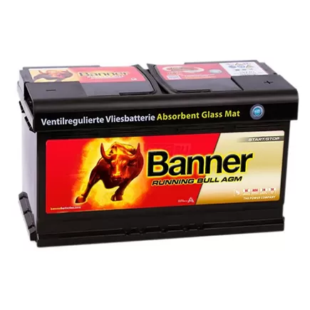 Banner Running Bull AGM 59501 95 A/h 850 А R+ 354x175x190 мм