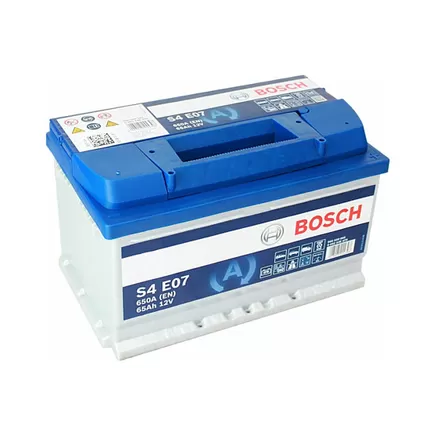 Bosch S4 E07 EFB 65 A/h 650 A R+ 278x175x175 мм