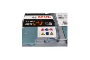 Bosch S5 AGM 60 A/h 680 A R+ (560901068) 242x175x190 мм