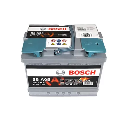 Bosch S5 AGM 60 A/h 680 A R+ (560901068) 242x175x190 мм