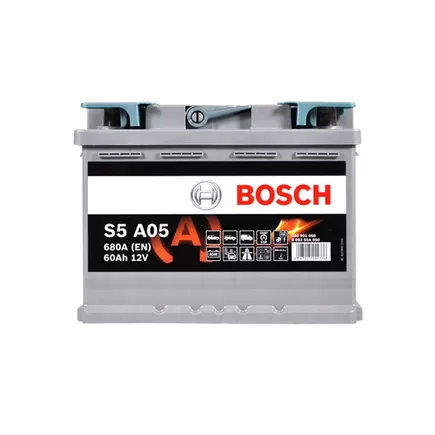 Bosch S5 AGM 60 A/h 680 A R+ (560901068) 242x175x190 мм