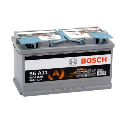 Bosch S5 AGM 80 А/h 800 А R+ 315x175x190 мм